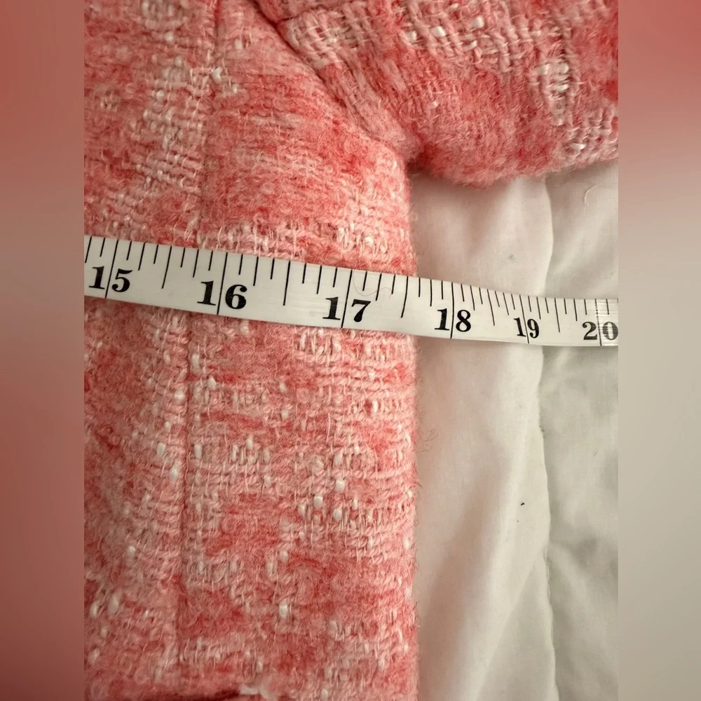 NWOT JCrew Collarless jacket in Italian tweed - Picture 4 of 5